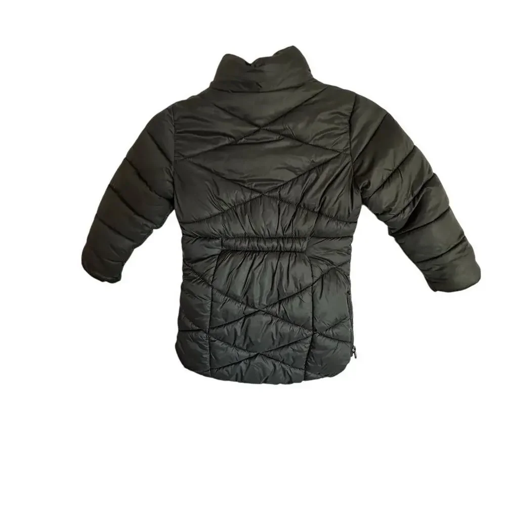 Steve Madden Girls' Black Puffer Jacket Size 5-6 Winter‎ - Picture 2 of 10